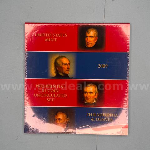 2009 US Mint Presidential $1 Coin Uncirculated Set