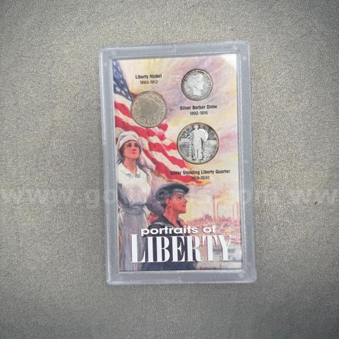 Portraits of Liberty Silver Coin Lots in Holder