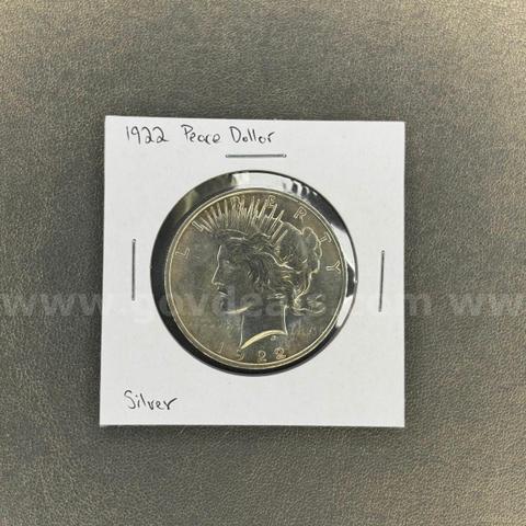 1922 Silver Peace Dollar