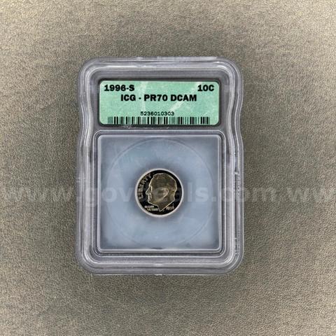 1996-S PR70 Dime