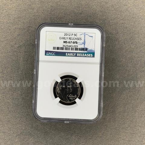 2012-P MS67 Nickel