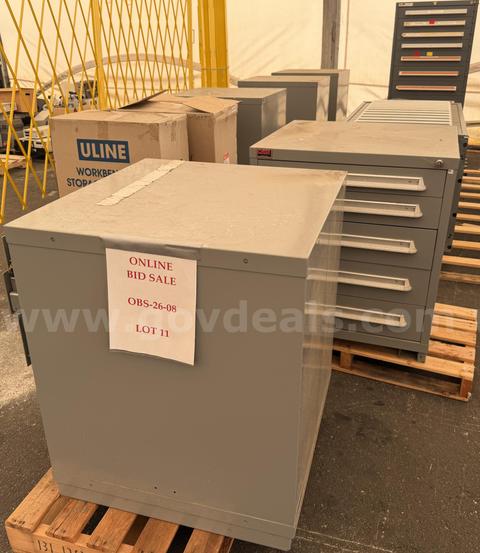 Lot of (8) Vidmar Cabinets