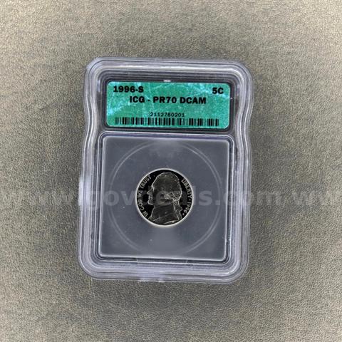 1996-S PR70 Nickel