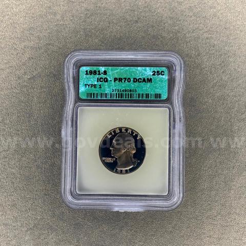 1981-S PR70 Quarter