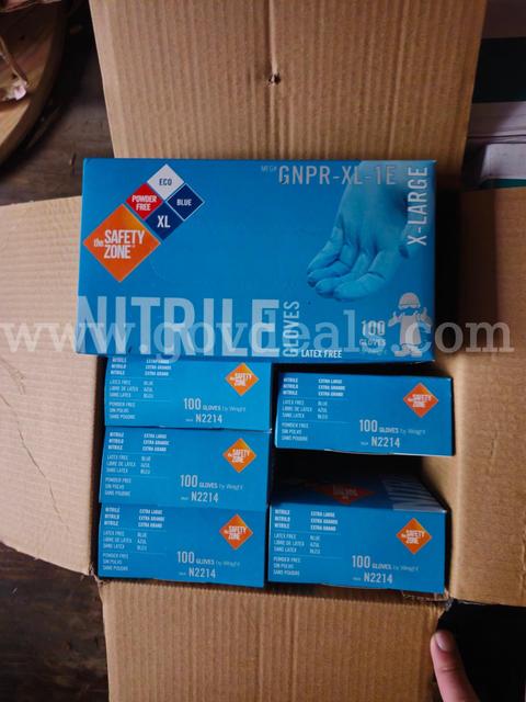 (10,000) 10 boxes lot of small and XL Nitrile Gloves