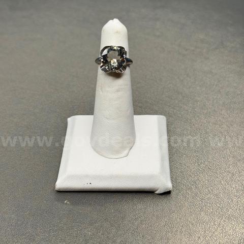Silver 925 Ring with White Stone