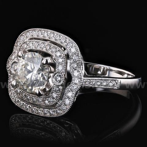 TIERED BEZEL DIAMOND RING