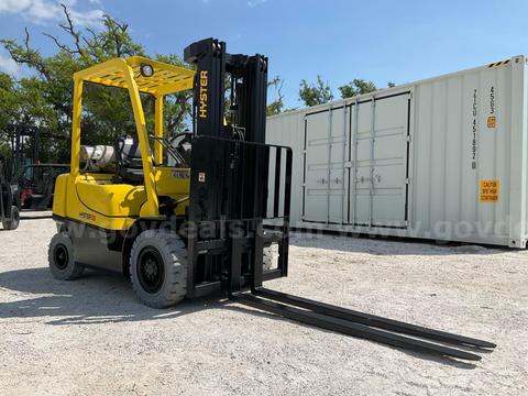 2018 HYSTER FORKLIFT MODEL H50XT, LP POWERED