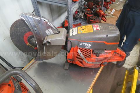 One (1) LOT of 17 non-working Rail Saws