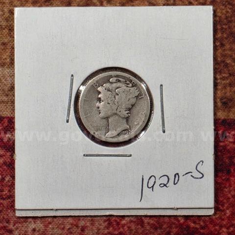 Very Nice Silver Mercury Dime 1920-S