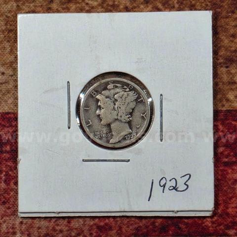 Very Nice Silver Mercury Dime 1923