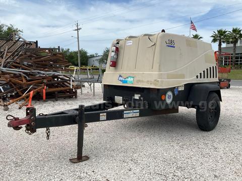 2018 DOOSAN INFRACORE PORTABLE AIR COMPRESSOR MODEL C185WDZ-T4F, DIESEL