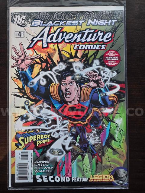 Vintage Comic: DC, Blackest Night Adventure Comics #4