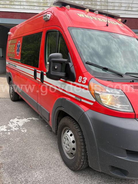 2018 RAM Promaster Ambulance