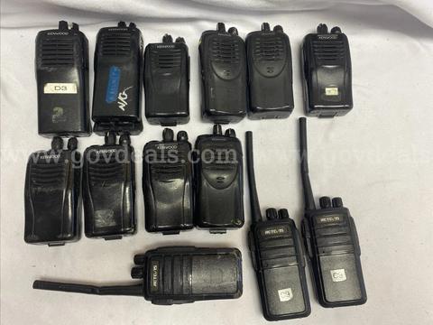 Assorted Radios and Batteries