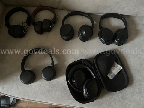 Premium Branded Headphone Lot - 8x Units (Sony, Bose, Marshall, JBL) - All Working!
