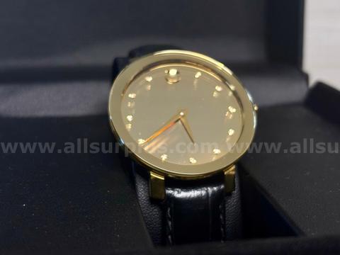 Movado Sapphire Diamond Bracelet Watch 39mm