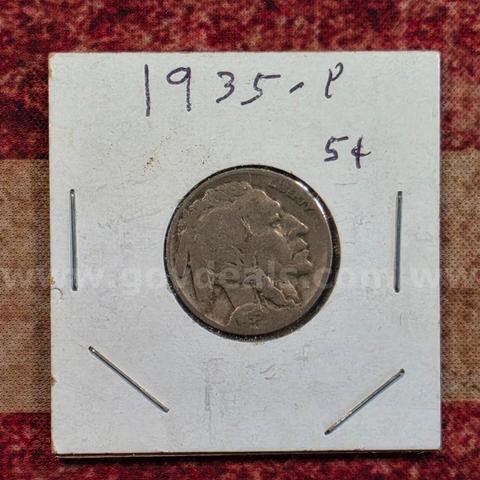 Very Nice Buffalo Nickel 1935