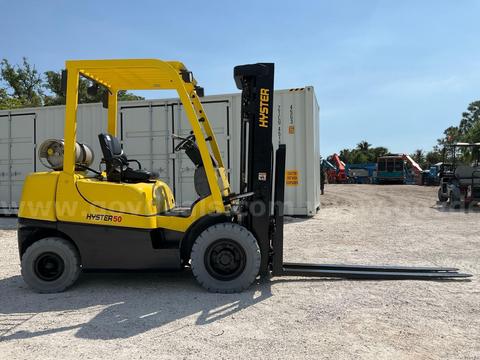 2018 HYSTER FORKLIFT MODEL H50XT, LP POWERED