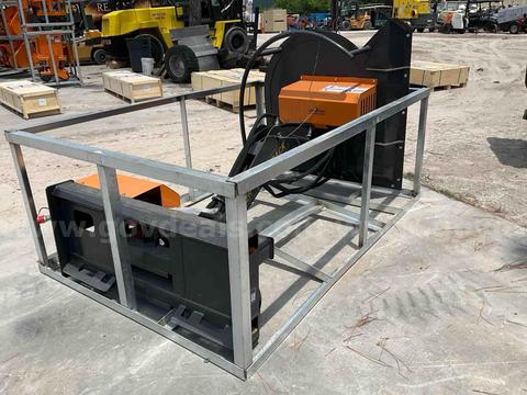 NEW 2026 ARTICULATING BRUSH CUTTER ATTACHMENT FOR UNIVERSAL SKID STEER, CONTROLLER INCLUD
