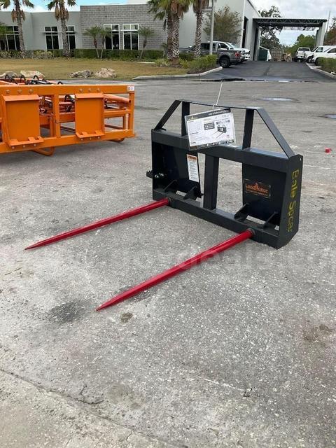 UNUSED 2025 LANDHONOR BALE SPEARS ATTACHMENT MODEL BS-12-2500G FOR UNIVERSAL SKID STEER