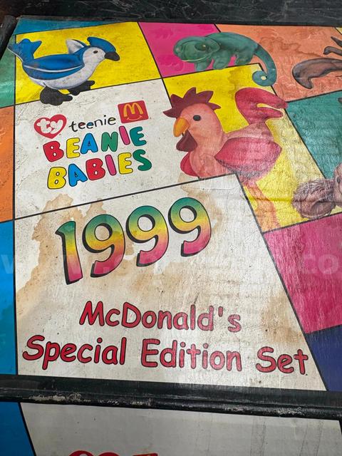 VINTAGE 1999 MCDONALDS SPECIAL EDITION TY BEANIE BABIES - SHIPPING ONLY - MA