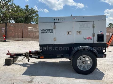 2018 WACKER NEUSON G25 GENERATOR, DIESEL