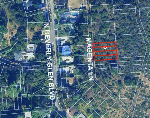 Bel Air, California - 4 Adj Res Lots - Surrounded by Million Dollar Homes!