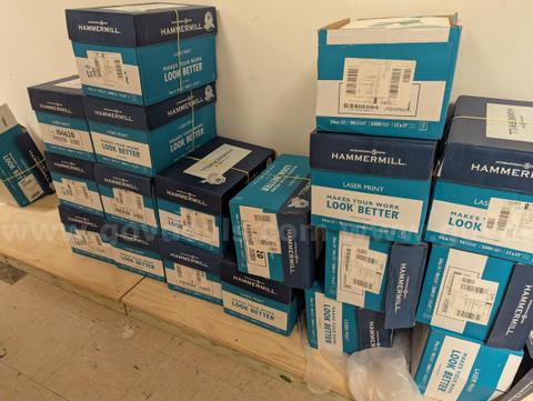 Lot of 19 cases of Hammermill Laser Print 11x17 Paper