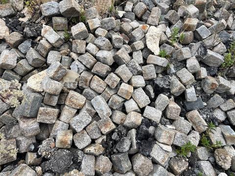 Belgium Block Cobble Stones- .$0.50 Per Stone/ Min. Order 250 Stones