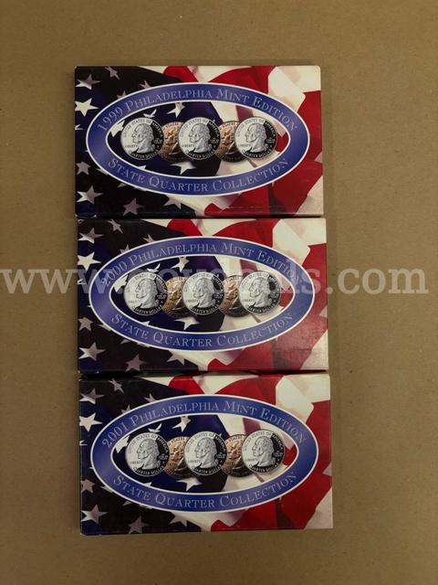 1999-2001 Philadelphia Mint State Quarter Collection
