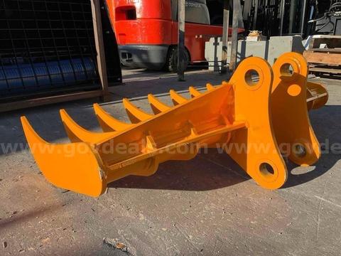 UNUSED CAT 305 EXCAVATOR RAKE , APPROX 44in