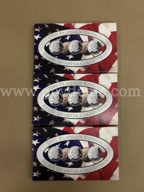 1999-2001 Platinum Edition State Quarter Collection