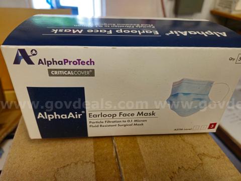 Surgical Masks (168) boxes of 500 masks. 84,000 total masks