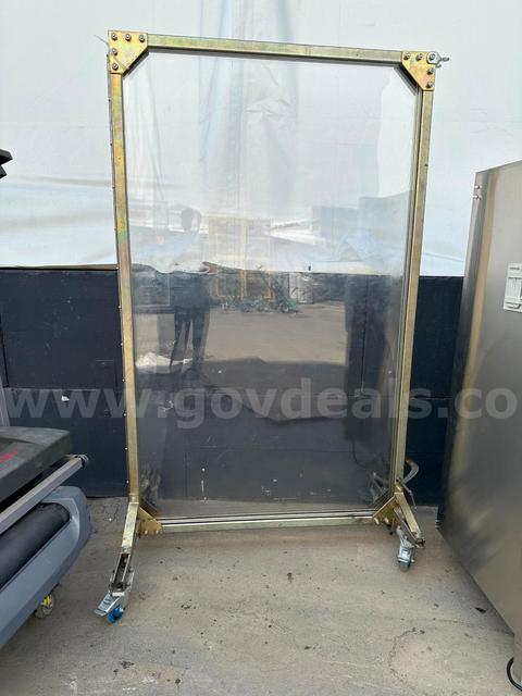 Standing Glass Partition Barrier