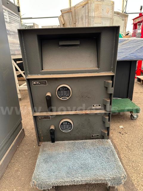 EXL Double Door Money Bag Drop Depository Digital Lock Safe