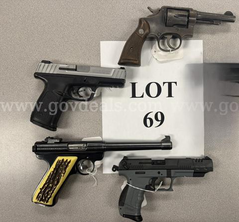 4 Handguns - Lot 69
