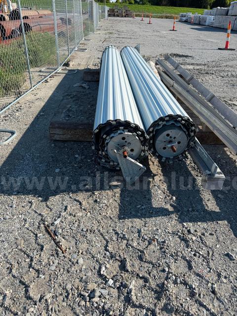 Commercial Roll Up Doors, 16ft Wide, Heavy Duty, W/ Manual Chain Hoist, Qty 2