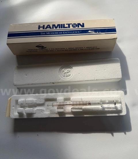 Hamilton 500µL Syringe 22s/2” 12, Model 80800 Laboratory Syringe Gas Tight SHIPPING AVAILABLE
