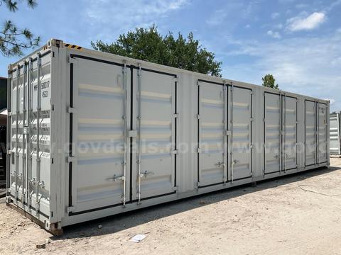 2026 40FT HQ STORAGE CONTAINER, 4 SIDE DOORS, ONE TRIP