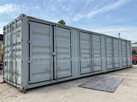 2026 40FT HQ STORAGE CONTAINER, 4 SIDE DOORS, ONE TRIP
