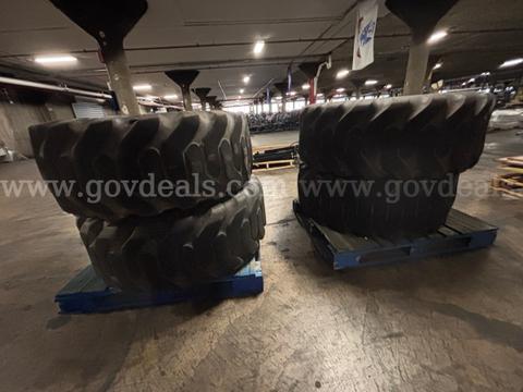 2 Pallets of Heavy Equipment Tires (4 Total) – 17.5‑25 Industrial Tires (PICK‑UP ONLY – NO 3RD PARTY PICK‑UP)