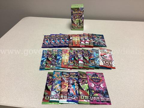 Korean Pokemon TCG Nihil Zero Booster Box and 30 Booster Packs
