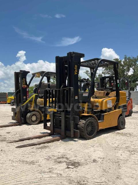 YALE FORKLIFT MODEL GLC080VXNGSE088; LP POWERED
