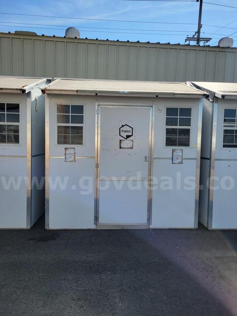 (6) 8 x 7 Pallet Shelter Brand Housing Shed