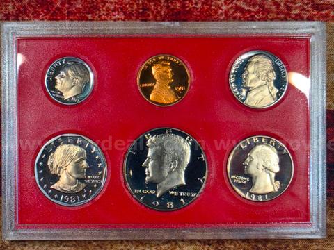 1981 US Mint Proof Set