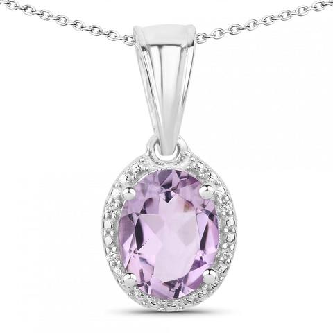 AMETHYST and TOPAZ Pendant