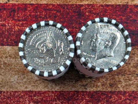 2 Rolls of Kennedy Half Dollars Unopened (not random rolls)