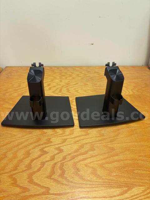 Lot of 2 Freestanding Monitor Stands