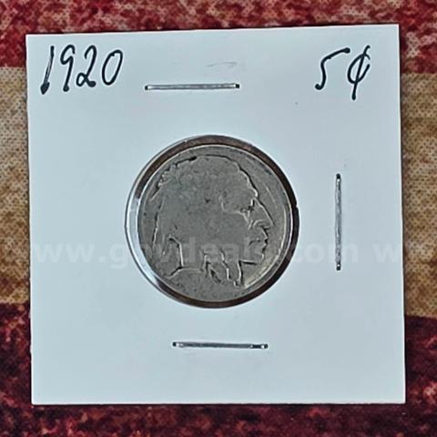 Nice Old Buffalo Nickel 1920